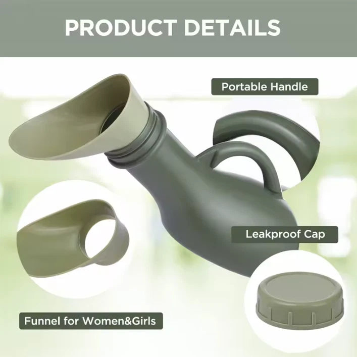 Urinal Bottle Portable Men Male Female Wee Urine Collector Travel Car Camping UK